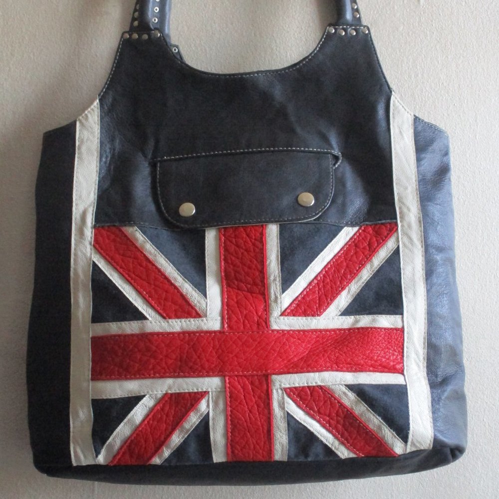 Explorer Union Jack Leather Handbag